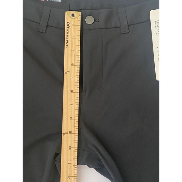 NWT Lululemon ABC Slim Fit Trouser 32"L Warpstreme Mens Pants Obsidian Black 31 - Picture 5 of 9